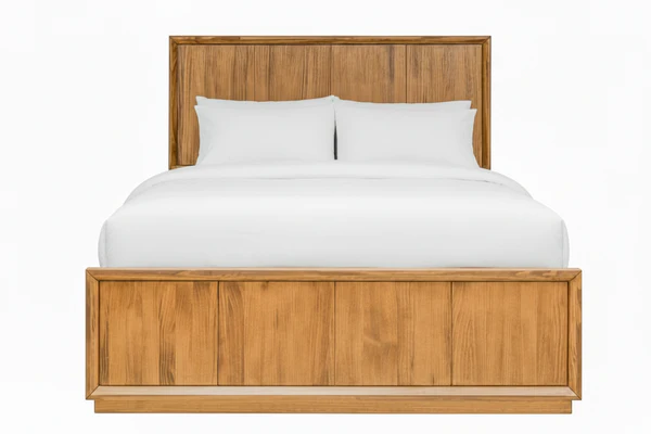 Wooden Pine Storage Bed