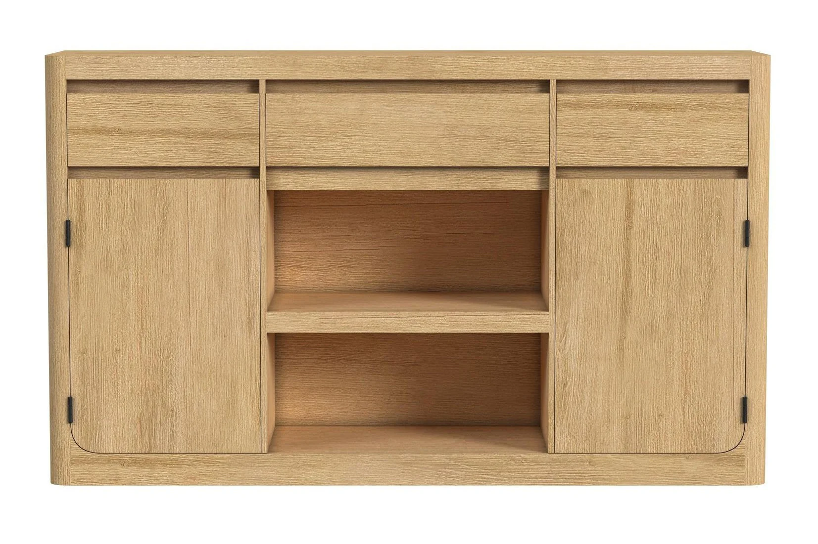 62 Inch Natural Wood Server